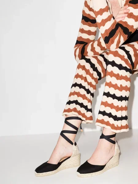 Éksarkú espadrilles Castaner fekete