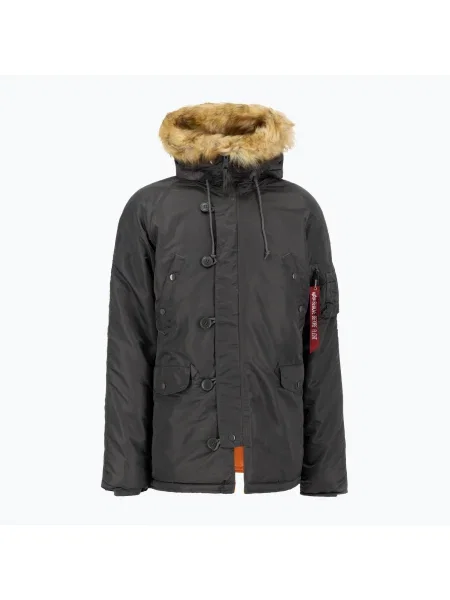 Alpha Industries férfi dzseki VF szürke / fekete. Méret: XL fekete