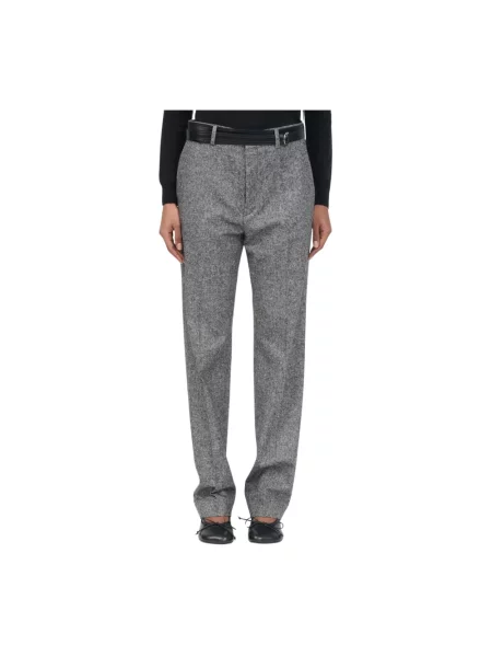 Spodnie Mm6 Maison Margiela wełniane szare