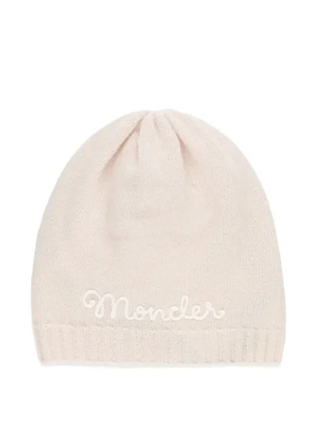 Czapka dziecięca Moncler Enfant różowa