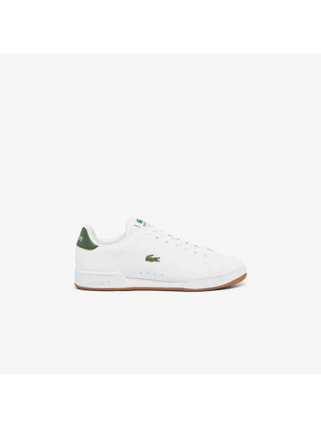 Lacoste Skórzane Sneakersy Carnaby Cup biały