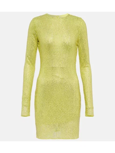 Rochie Stella Mccartney de cristal verde
