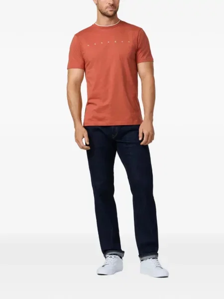 Tricou Hackett London cu imagine roșu