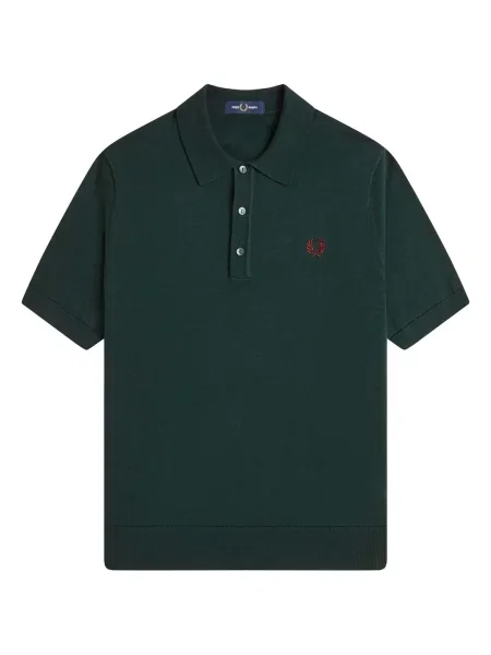 Cămașă Fred Perry tricotate verde