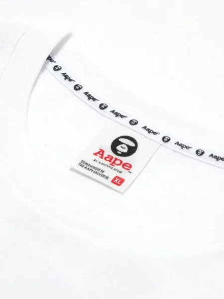 Тениска Aape By *a Bathing Ape® с принт бяло
