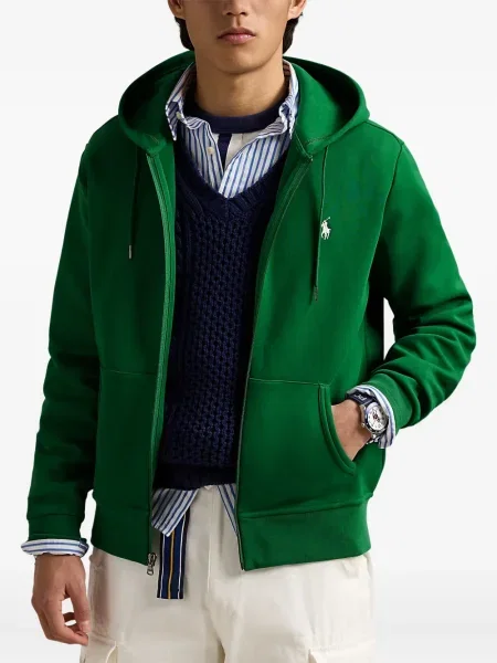 Șapcă Polo Ralph Lauren din fleece cu dungi cu volane albastru