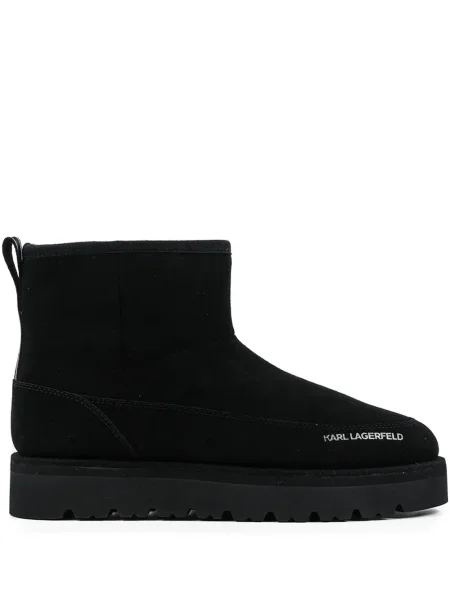 Botine Karl Lagerfeld cu imagine negru