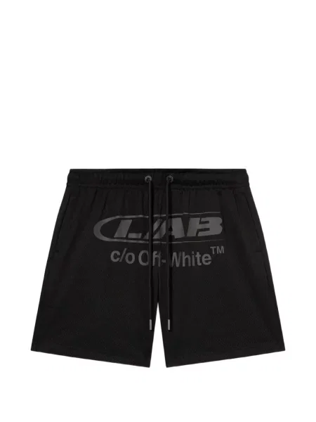 Шорти L/ab C/o Off-white с принт бяло