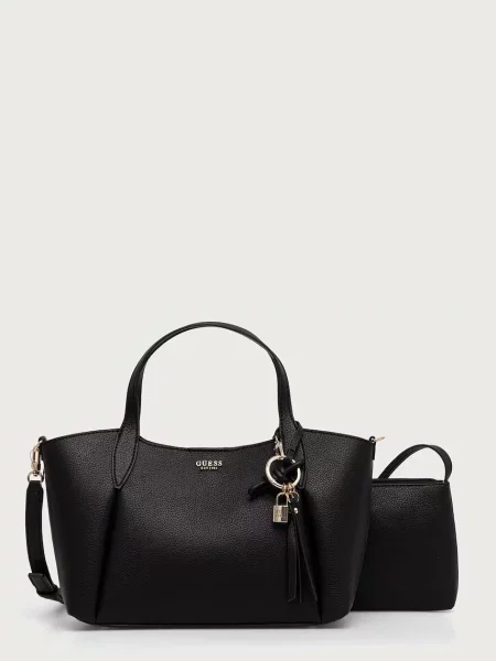 Guess geantă crossbody MELODY negru