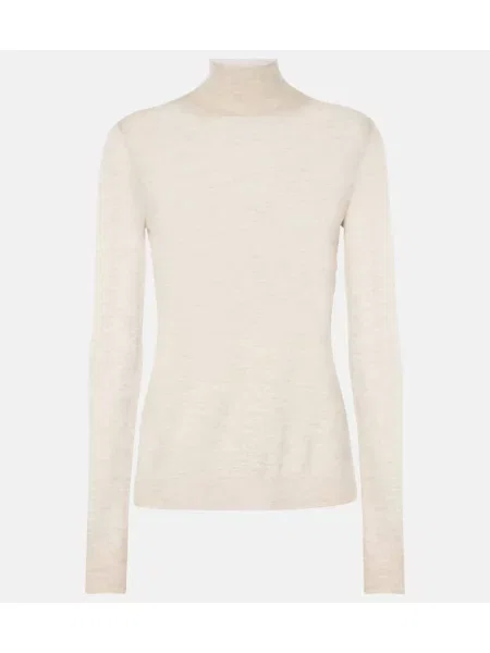 Pulover Joseph din cașmir alb