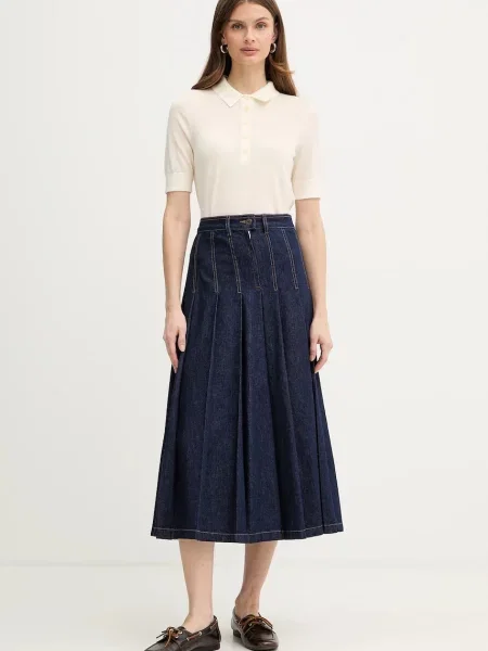 Rifľová sukňa Weekend Max Mara OVALE