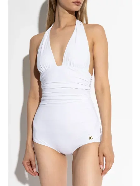 Maudymosi kostiumėlis Dolce & Gabbana balta