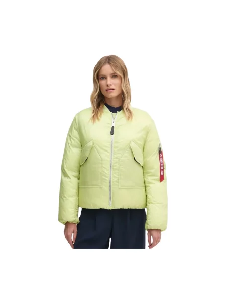 Alpha Industries kurtka zimowa oversize zielony