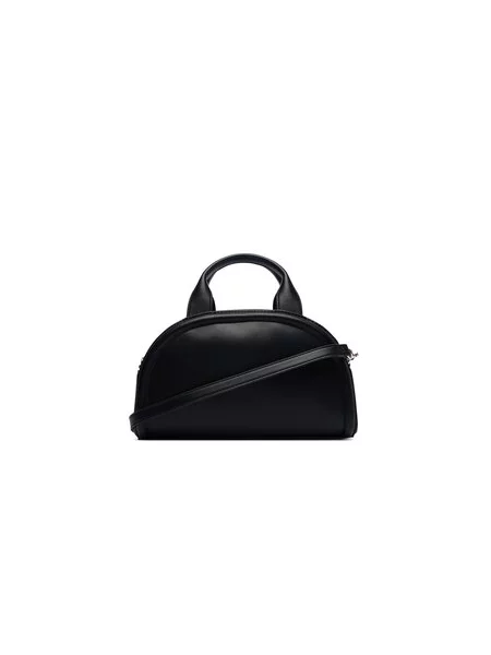 Calvin Klein Taška cez rameno BOLD / strieborná čierna
