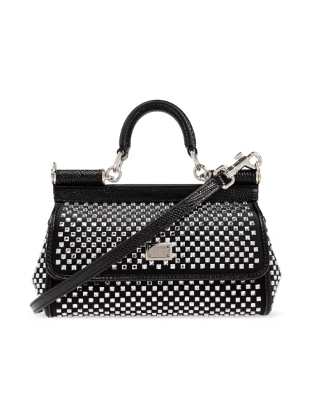 Torba na ramię `Sicily Small` Dolce & Gabbana czarna