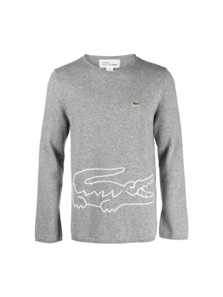 Sweter Comme Des Garcons wełniany szary