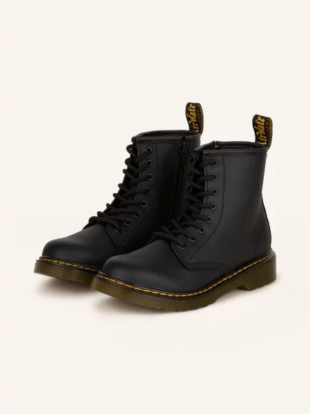Šněrovací kotníkové boty Dr. Martens černé