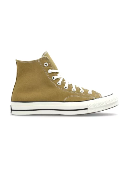 Converse Obuwie Kobieta Zielony 40 EU Len Buty sportowe ‘Chuck 70 Hi’ brązowe