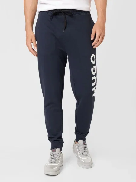 HUGO Pantaloni de trening Dutschi alb