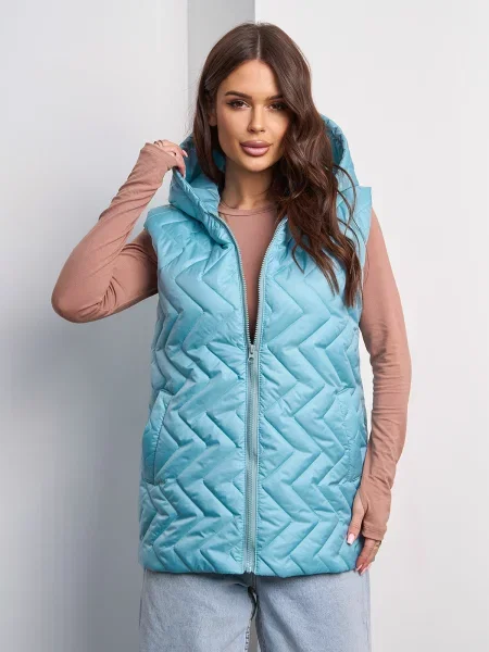 Жилет з утеплювачем ISSA Plus бірюзовий