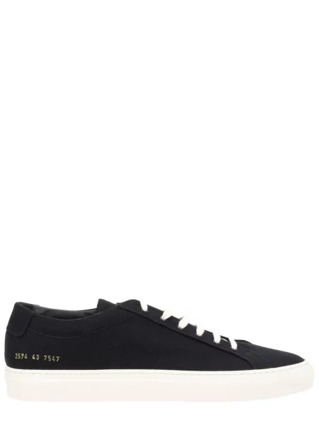 Sneakerși Common Projects cu șireturi din dantelă negru