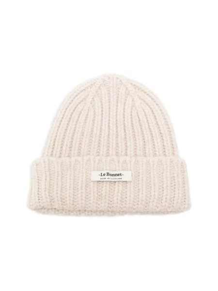 Czapka Le Bonnet wełniana beżowa