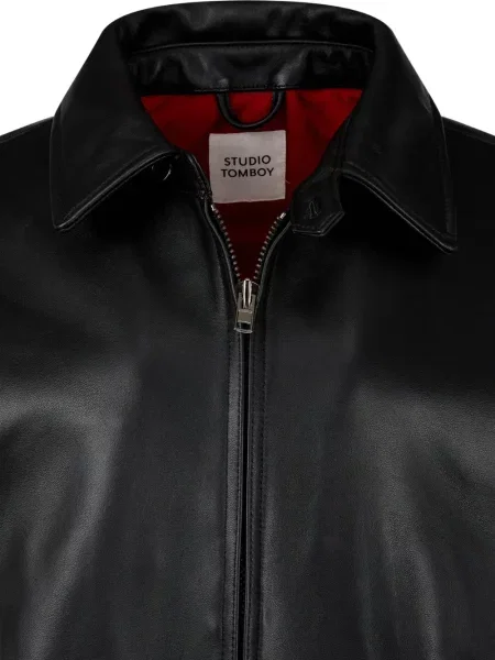 Geanta de piele Tomboy negru
