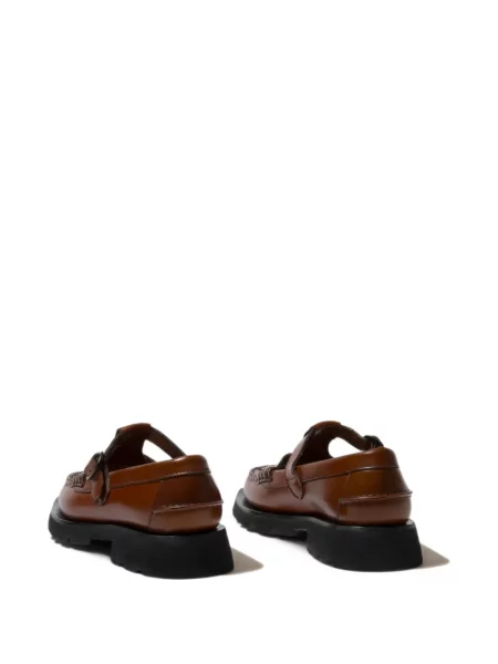 Pantofi loafer Hereu din piele maro