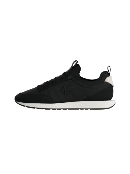 Ρετρό sneakers Calvin Klein μαύρο