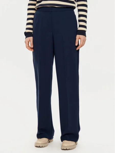 Tommy Hilfiger Szövet nadrág sötétkék