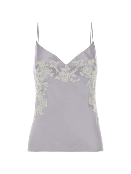 Top Ermanno Scervino din satin violet