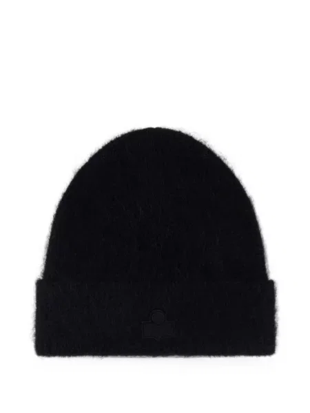 Căciulă Isabel Marant din lână alpaca negru