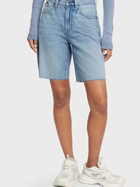 Джинсові шорти G-star Raw блакитні