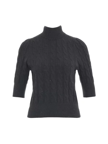 Sweter z golfem Kaos szary
