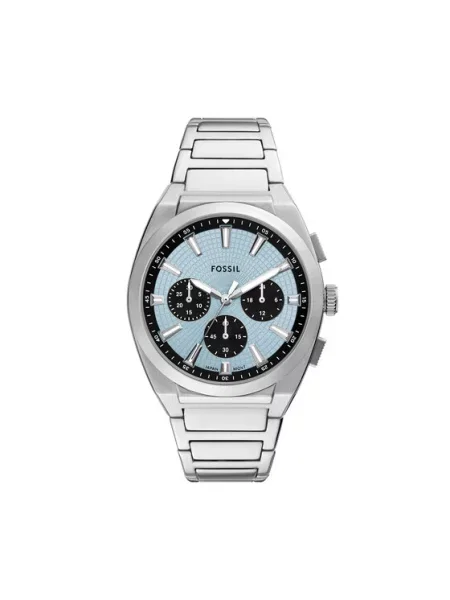 Fossil Zegarek Everett  Chronograph Srebrny
