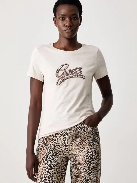 Guess tricou pentru femei din bej