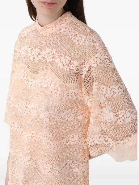 Rochie Twinset din dantelă roz