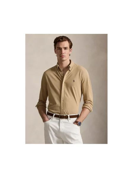 Koszula Polo Ralph Lauren brązowa