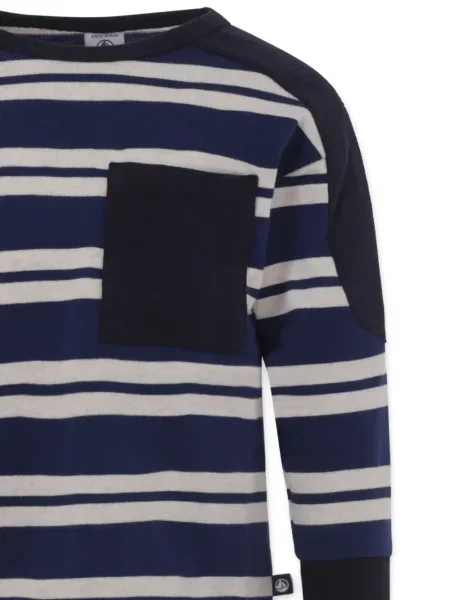 Sweter dziecięcy Petit Bateau niebieski