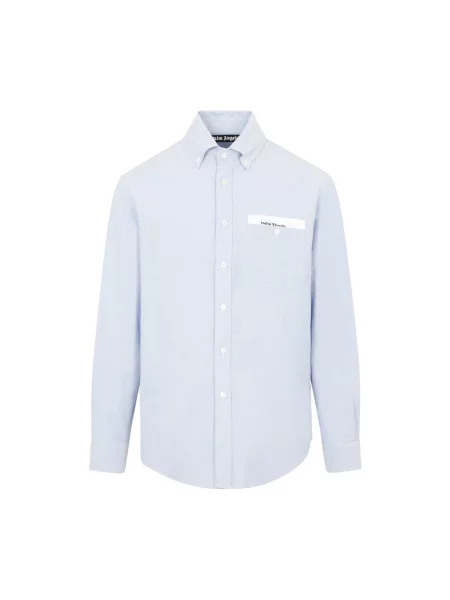 Koszula Palm Angels casual niebieska