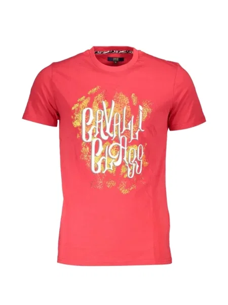 Tricou Cavalli Class cu imagine roșu