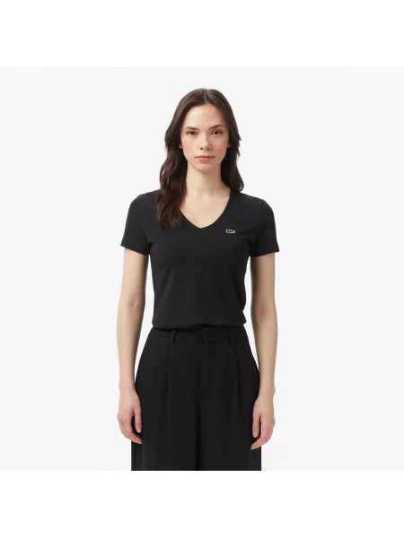 Lacoste Koszulka Lacoste czarna