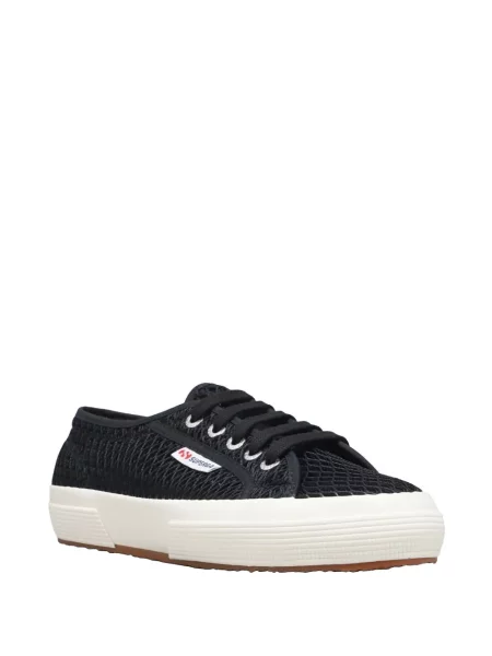 Sneakerși Superga 2750 plasă negru