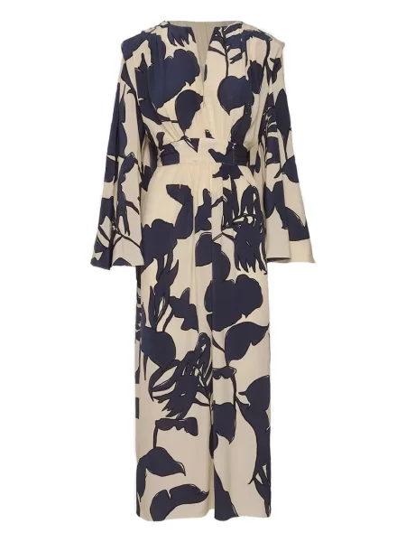 Миди рокля Johanna Ortiz на цветя с принт до коляното