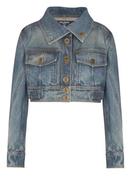 Gulerat geacă Balmain albastru