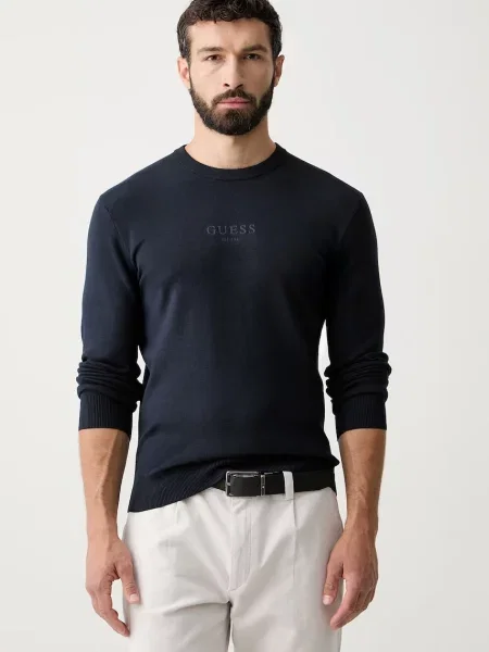Guess pulover pentru bărbați cu vâscoză MASON