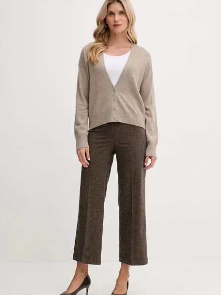 Кардиган з додаванням вовни United Colors of Benetton легкий бежевий