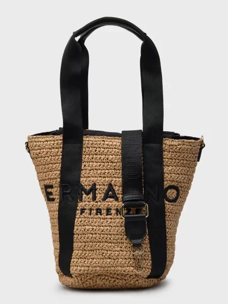 Сумка Ermanno Scervino бежевая