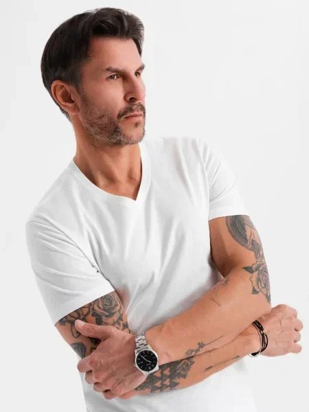 Klasična majica Ombre bela