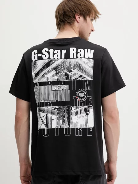 Kratka majica G-Star Raw črna